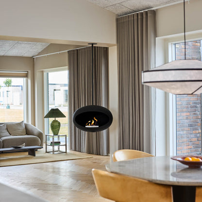 Dome 625 - Black Sky Bioethanol Fire - Le Feu