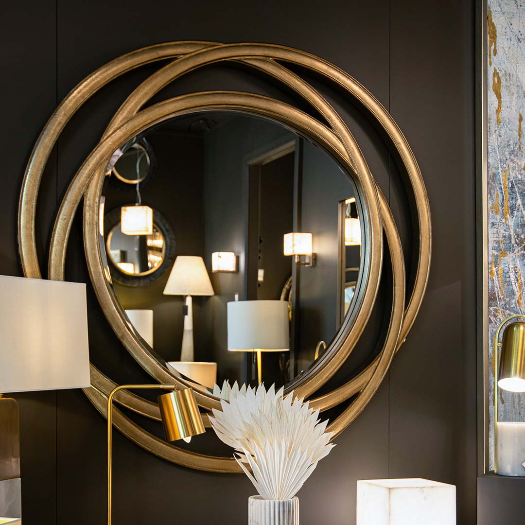 Dove Round Mirror - RV Astley