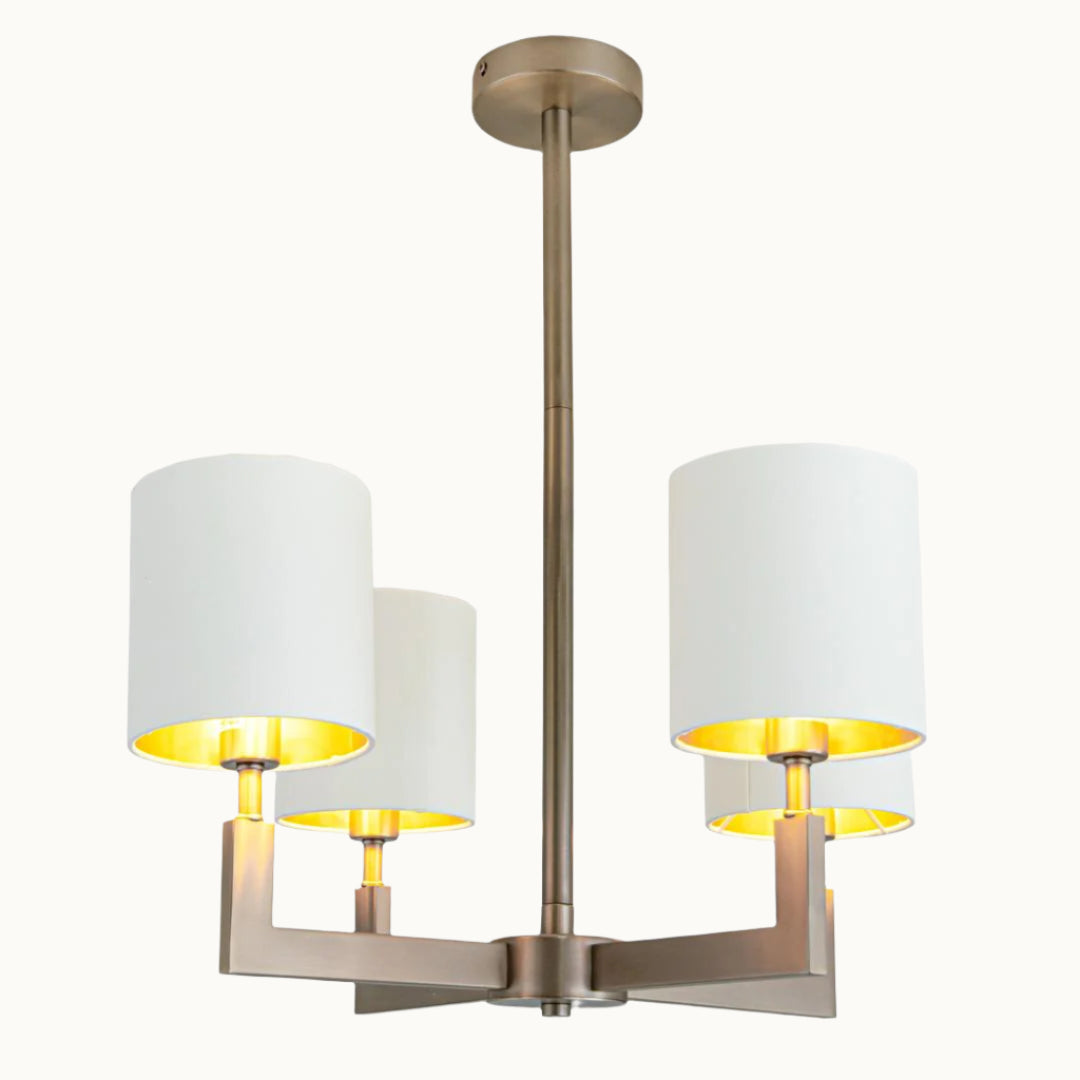 Ealga 4 Arm Chandelier Brushed Muted Bronze - RV Astley