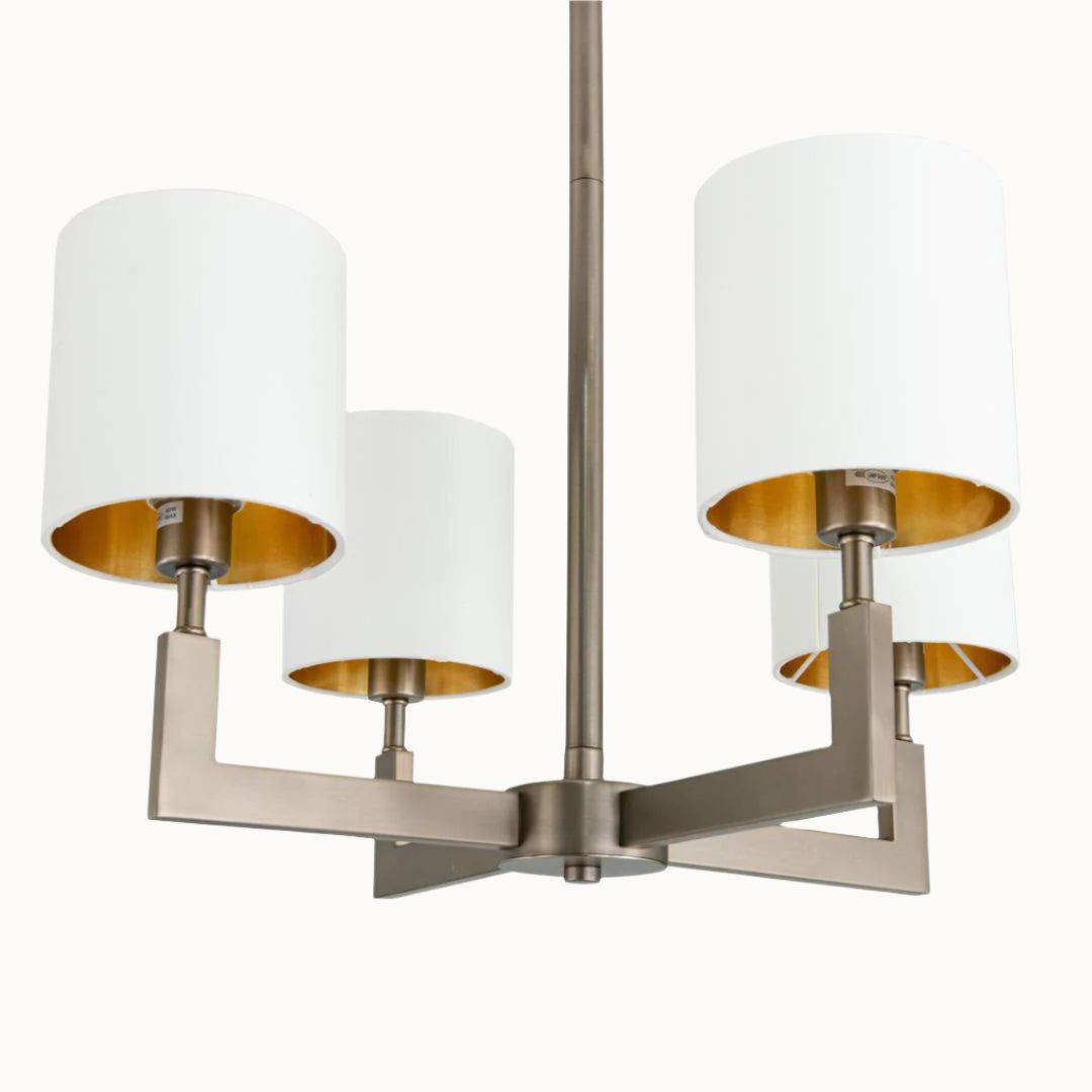 Ealga 4 Arm Chandelier Brushed Muted Bronze - RV Astley