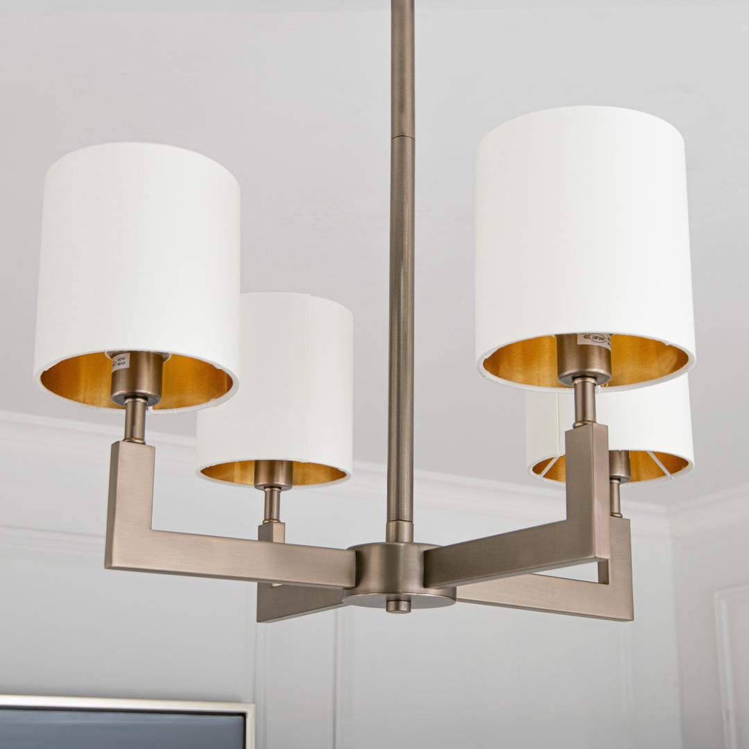 Ealga 4 Arm Chandelier Brushed Muted Bronze - RV Astley