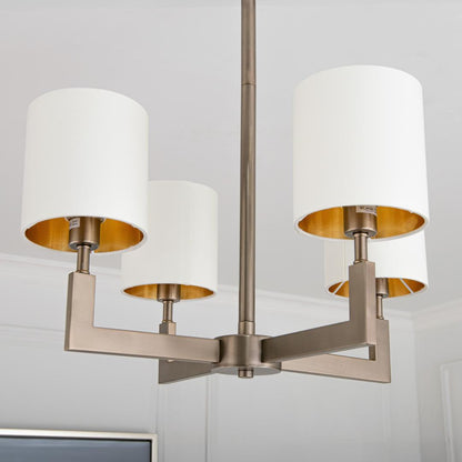 Ealga 4 Arm Chandelier Brushed Muted Bronze - RV Astley