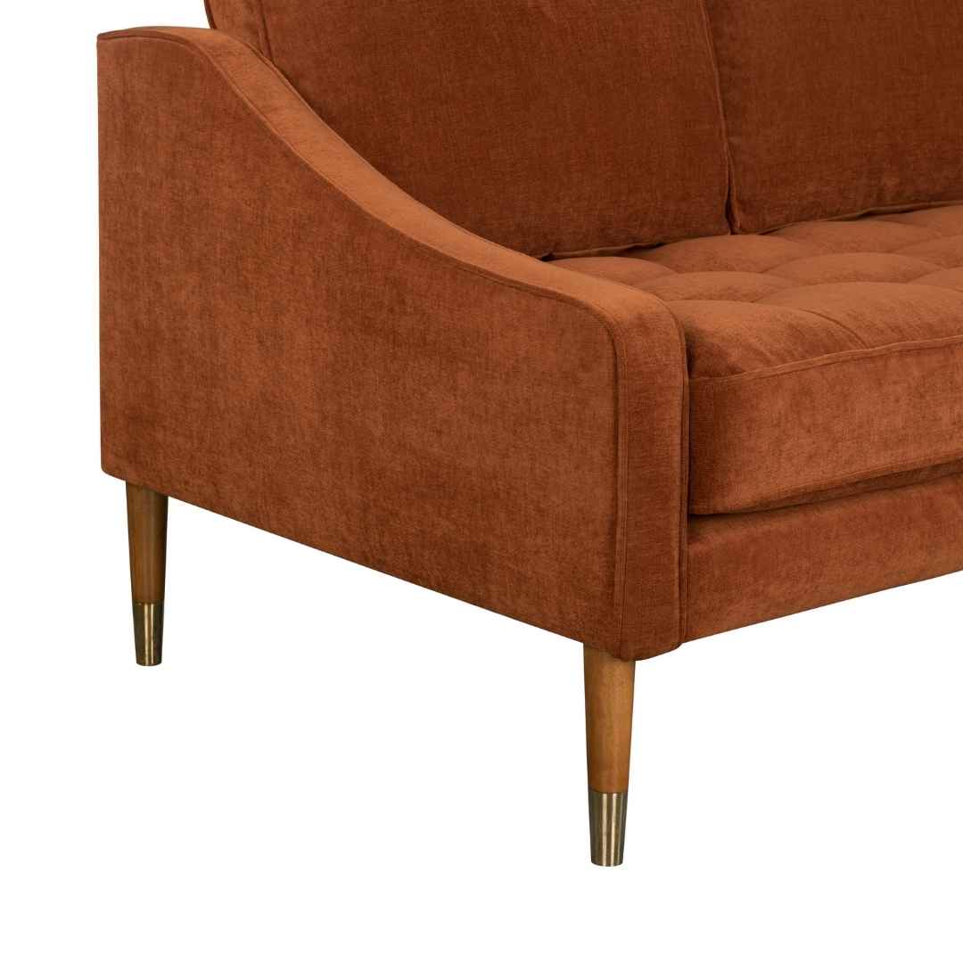 Edna Terracotta Sofa - RV Astley