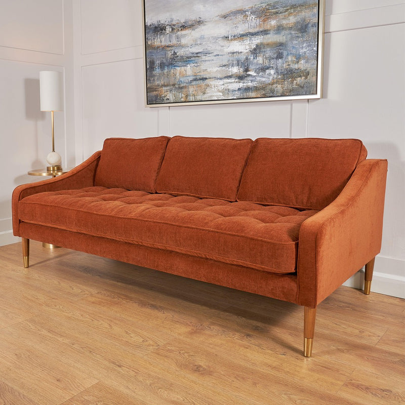 Edna Terracotta Sofa - RV Astley