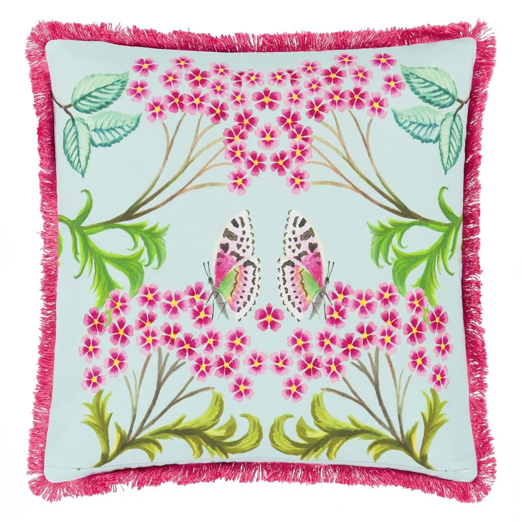 Eleonora Embroidered Alchemilla Cushion