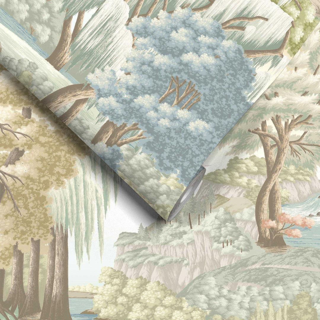 Enchanted Gardens Wallpaper - Mint