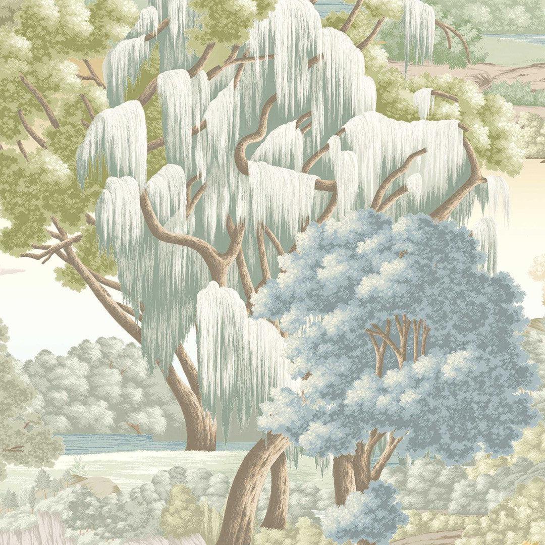 Enchanted Gardens Wallpaper - Mint