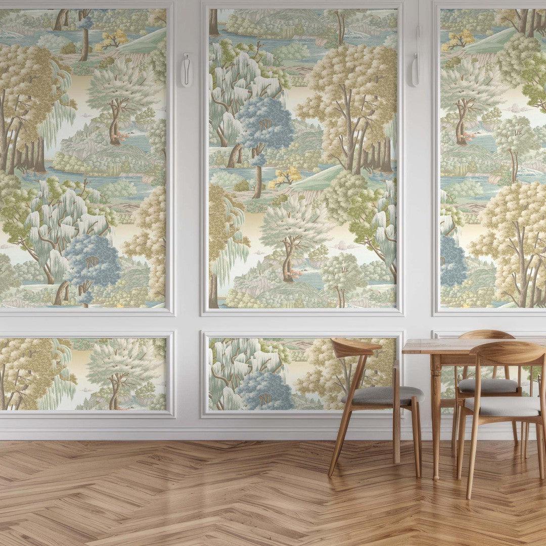 Enchanted Gardens Wallpaper - Mint