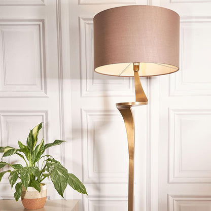 Enzo Floor Lamp - Antique Brass - RV Astley