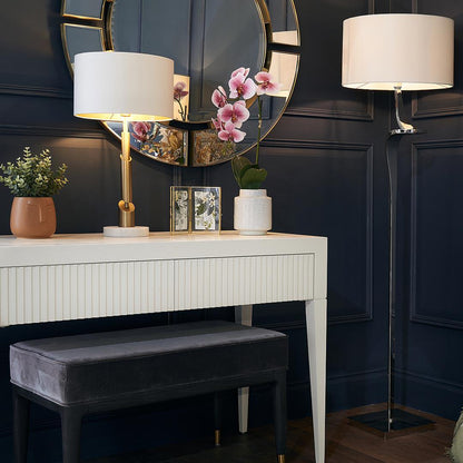 Enzo Floor Lamp - Nickel - RV Astley