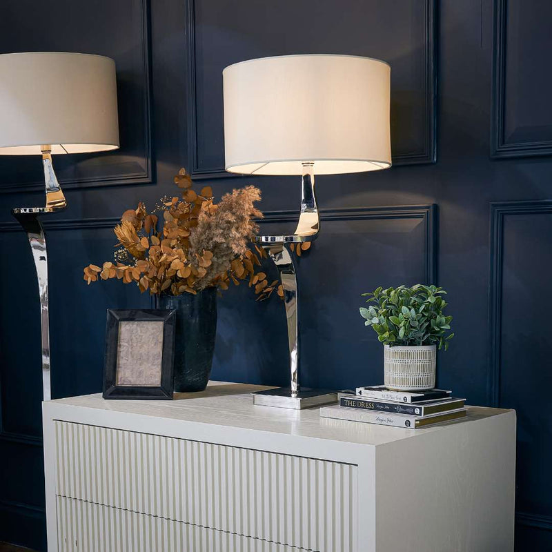 Enzo Table Lamp - Nickel - RV Astley