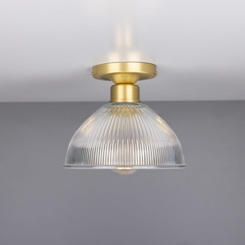 Erbil Prismatic Flush Mount Ceiling Light - Mullan Lighting