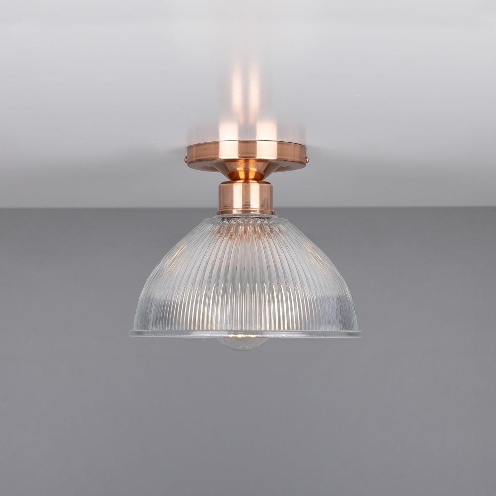 Erbil Prismatic Flush Mount Ceiling Light - Mullan Lighting
