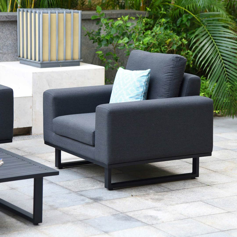 Ethos 2 Seater Sofa Set in Charcoal