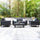Ethos 2 Seater Sofa Set in Charcoal
