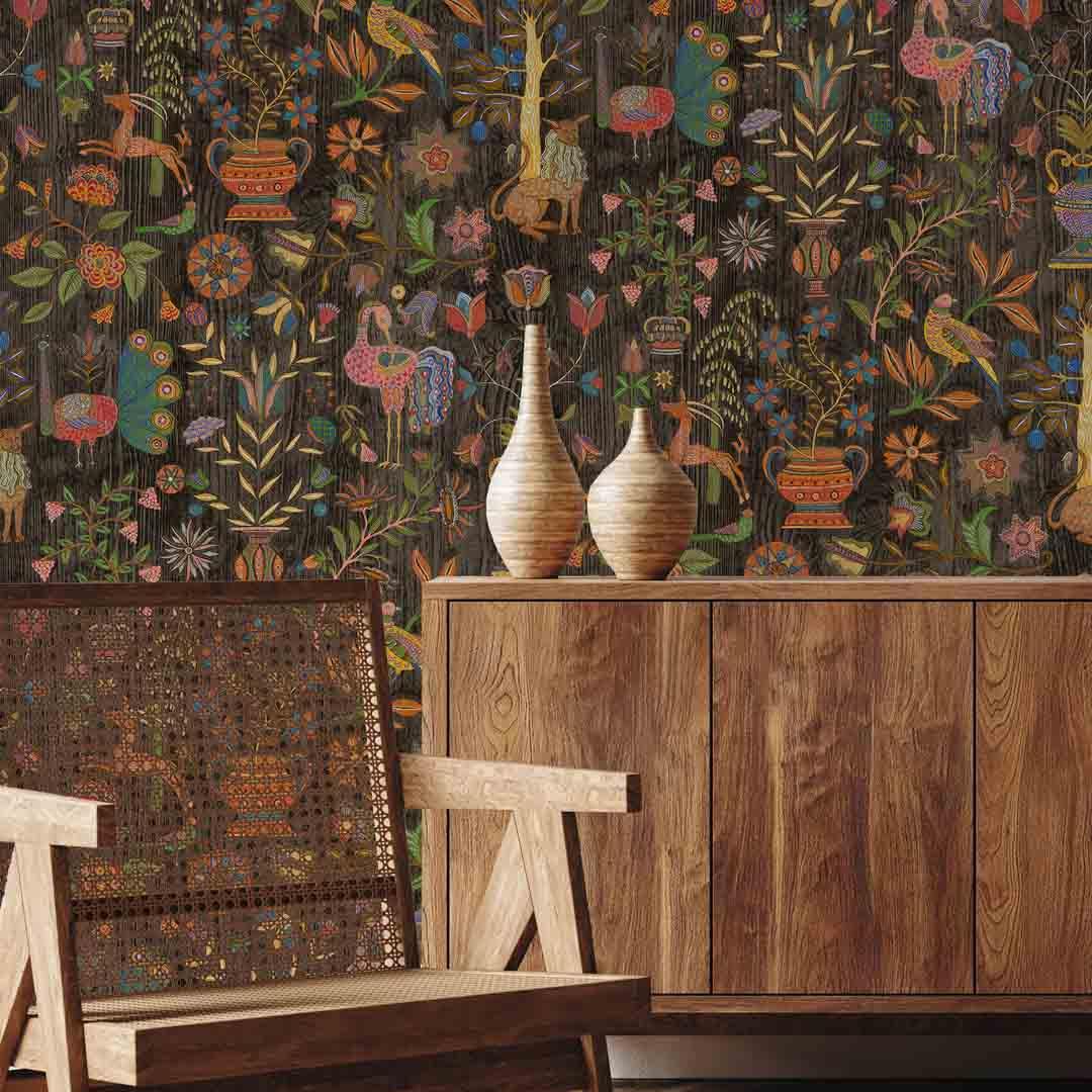 Fable Garden Wallpaper - Alma Collection - Josephine Munsey