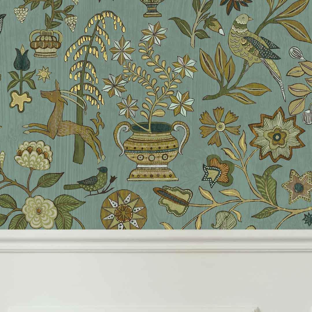 Fable Garden Wallpaper - Alma Collection - Josephine Munsey