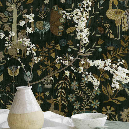 Fable Garden Wallpaper - Alma Collection - Josephine Munsey