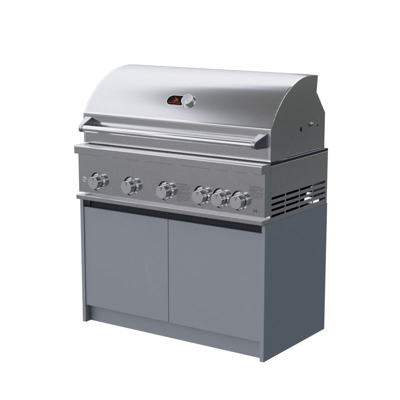 Fairford Modular Kitchen - 5 Piece Corner Set Grey