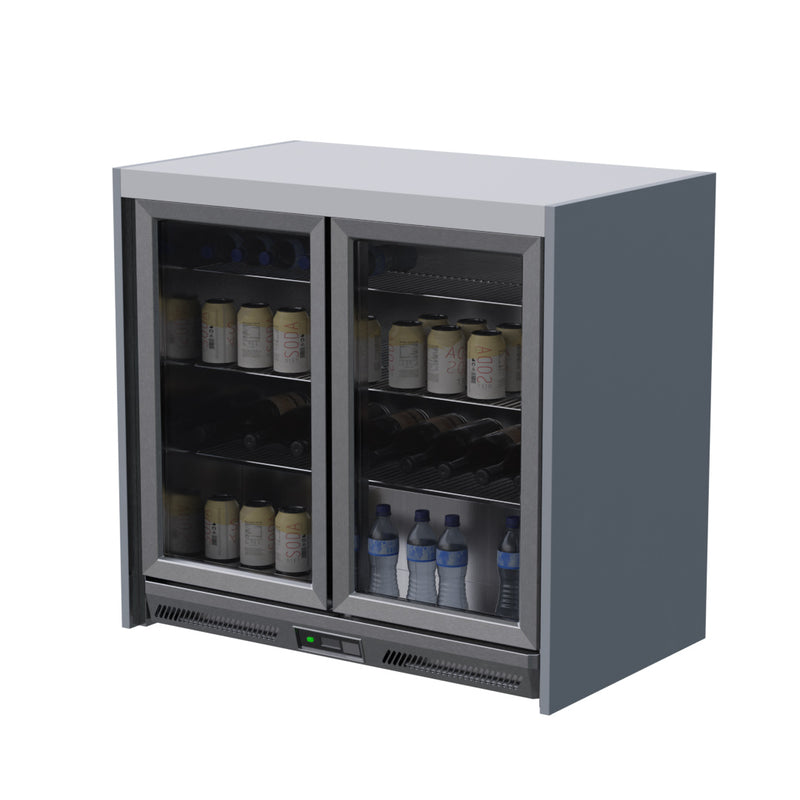 Fairford Modular Kitchen - 5 Piece Linear Set Grey & Black Mix