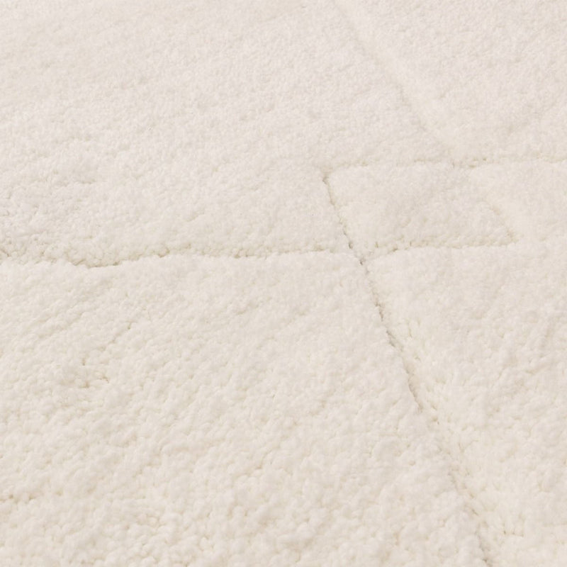 Fes Moroccan Shaggy Cream Rug