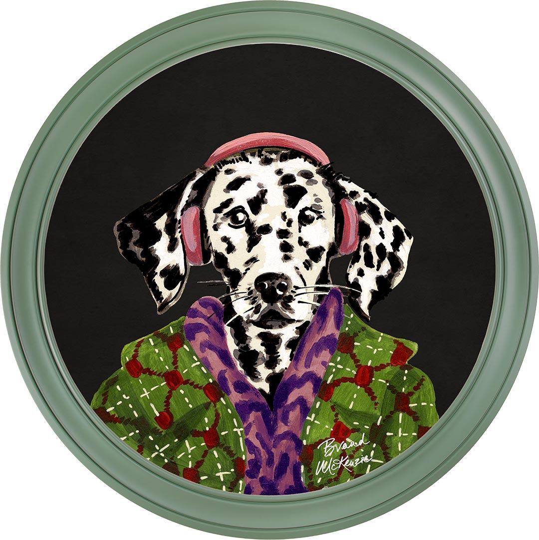 Fine China - Dylan on Charcoal Black - Brand McKenzie Framed Art Prints