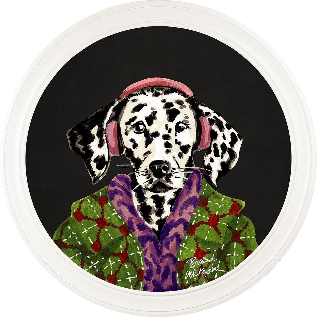 Fine China - Dylan on Charcoal Black - Brand McKenzie Framed Art Prints