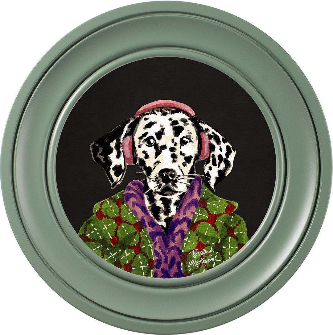 Fine China - Dylan on Charcoal Black - Brand McKenzie Framed Art Prints