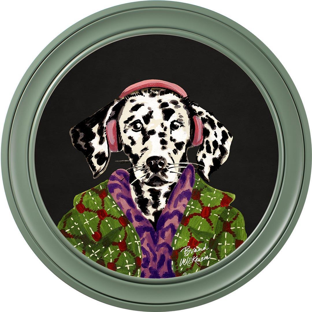 Fine China - Dylan on Charcoal Black - Brand McKenzie Framed Art Prints