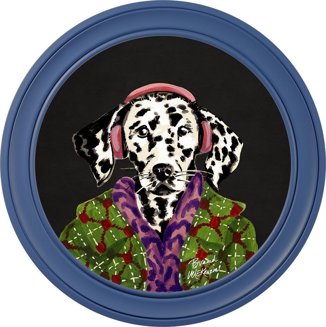 Fine China - Dylan on Charcoal Black - Brand McKenzie Framed Art Prints