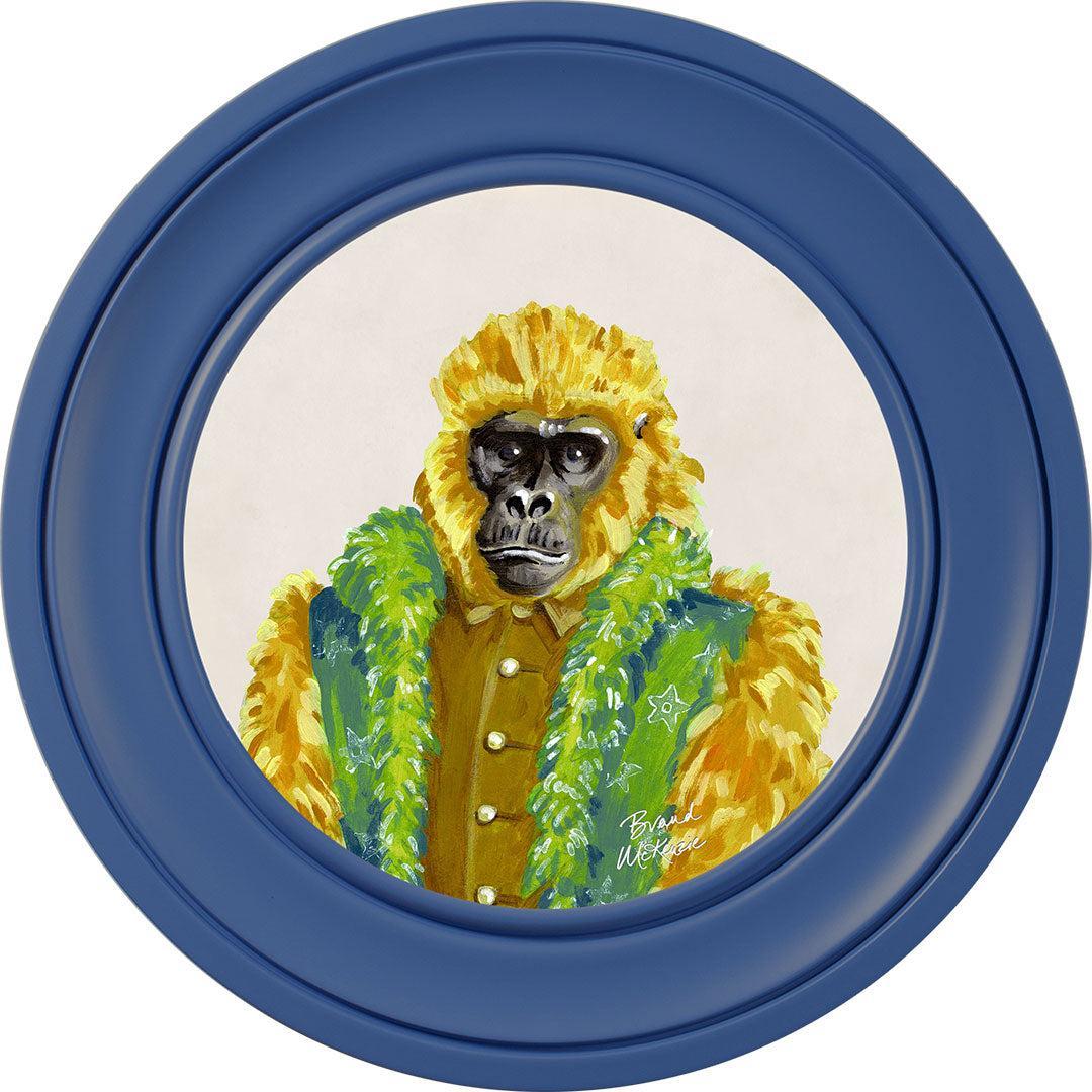Fine China - Gus on Chalk White - Brand McKenzie Framed Art Prints