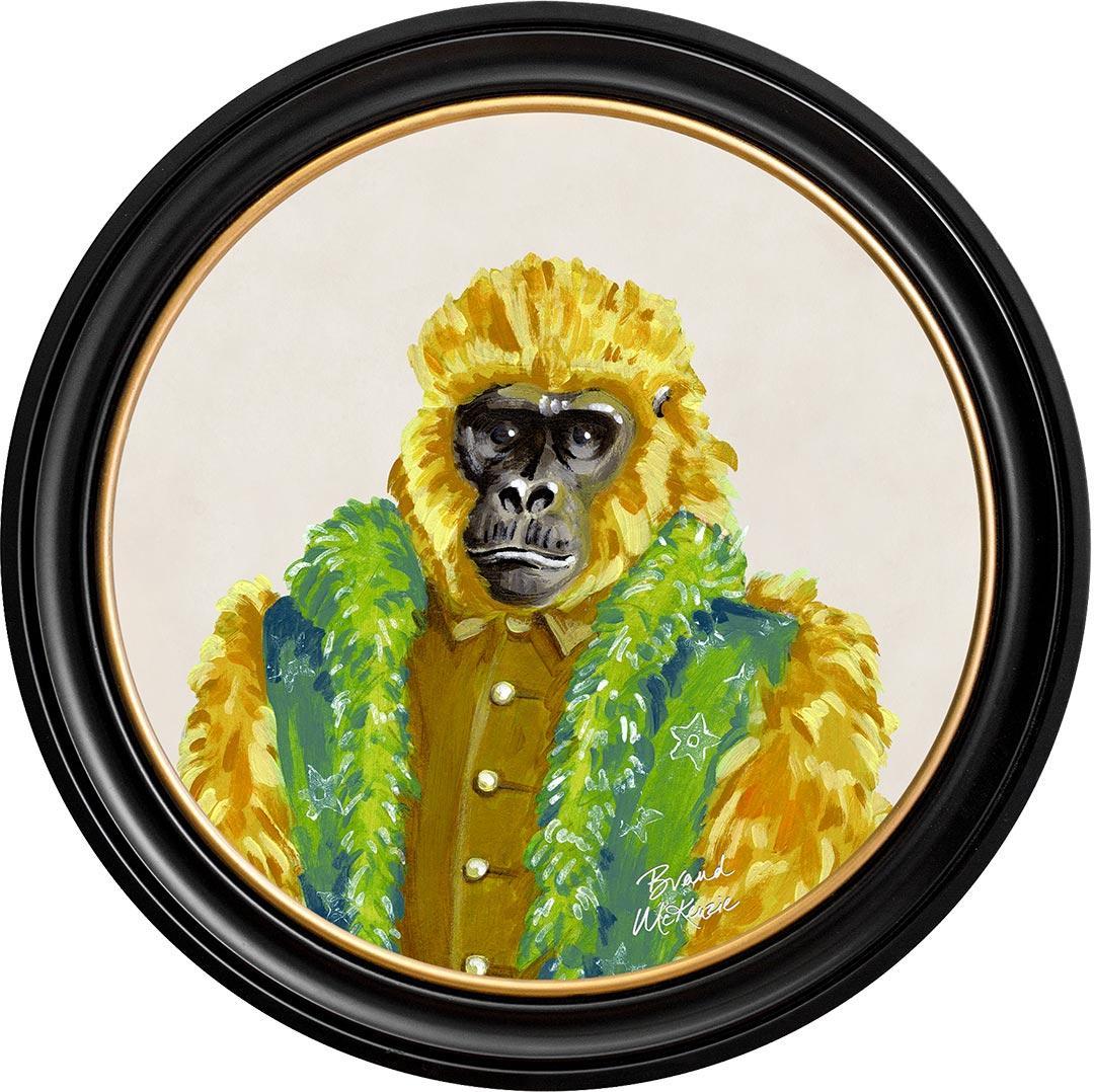 Fine China - Gus on Chalk White - Brand McKenzie Framed Art Prints