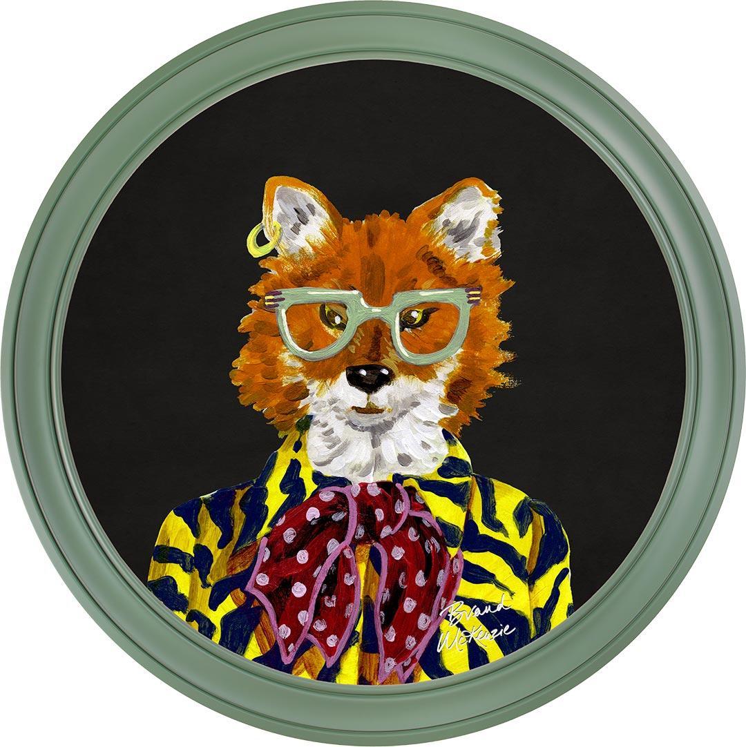 Fine China - Todd on Charcoal Black - Brand McKenzie Framed Art Prints