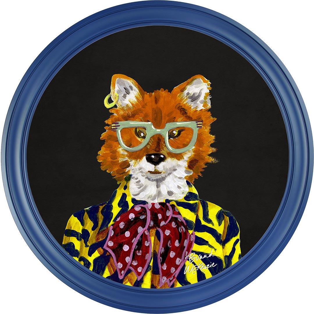 Fine China - Todd on Charcoal Black - Brand McKenzie Framed Art Prints