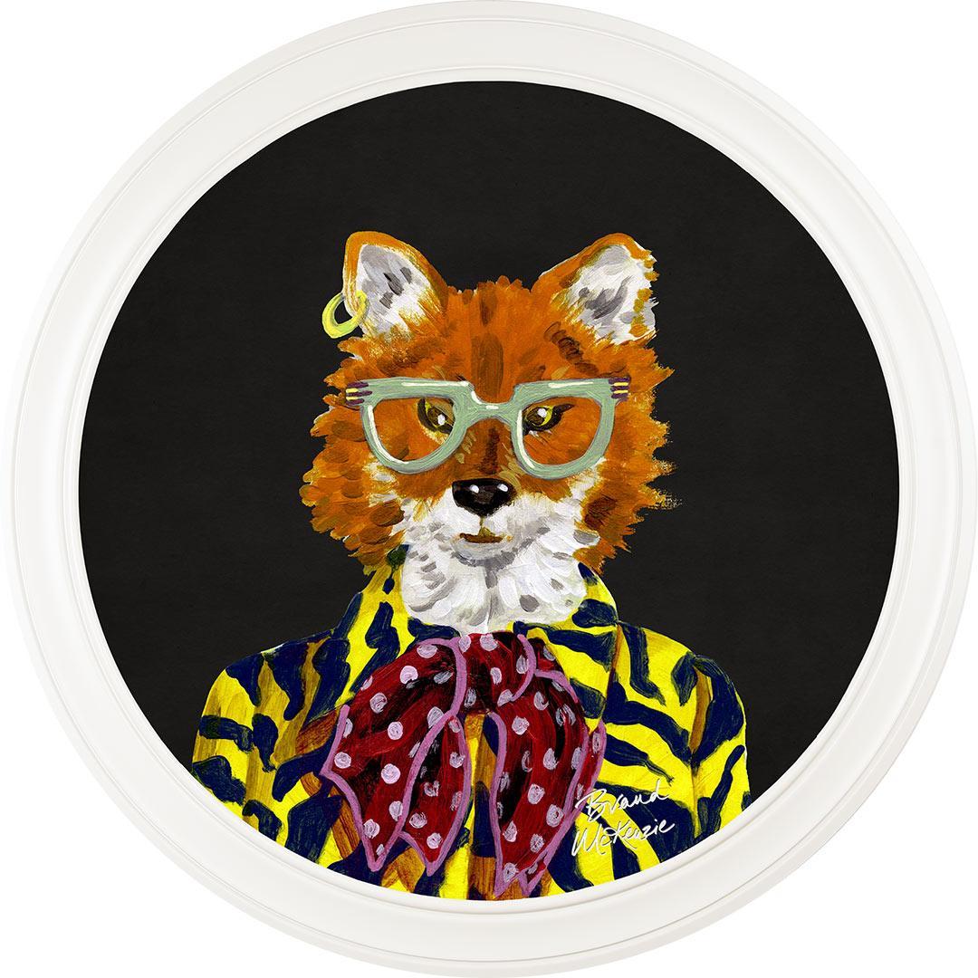 Fine China - Todd on Charcoal Black - Brand McKenzie Framed Art Prints