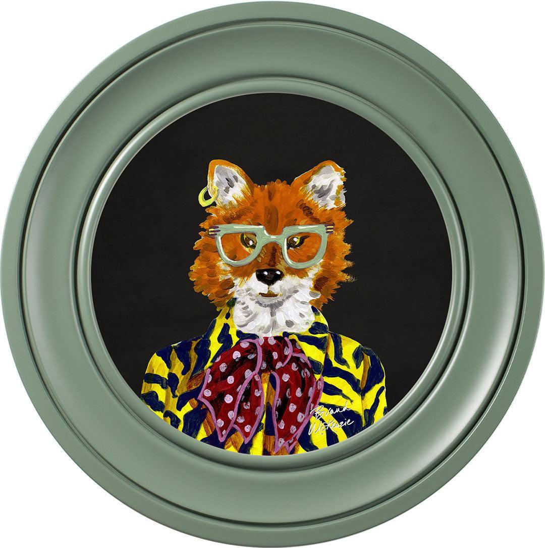 Fine China - Todd on Charcoal Black - Brand McKenzie Framed Art Prints