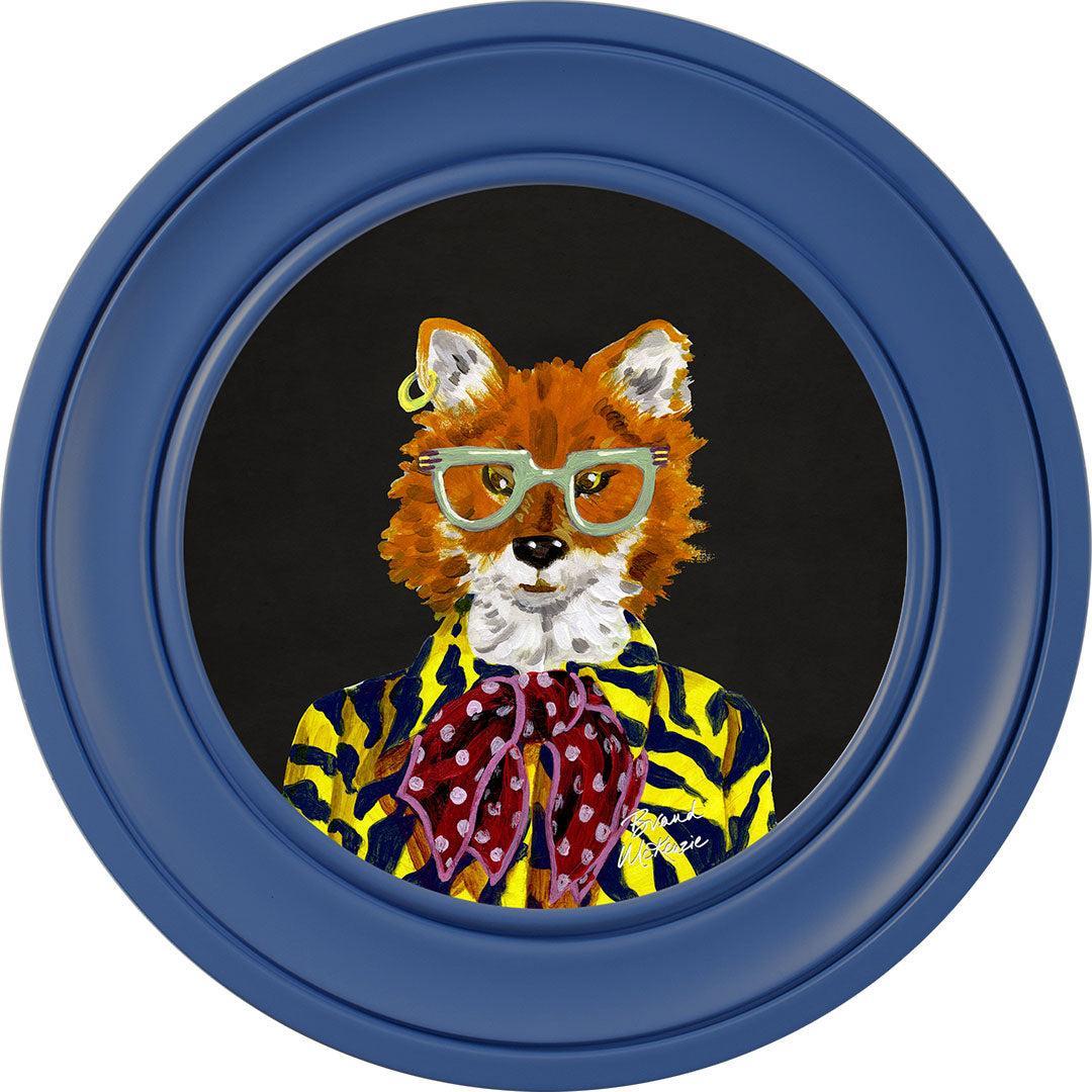 Fine China - Todd on Charcoal Black - Brand McKenzie Framed Art Prints