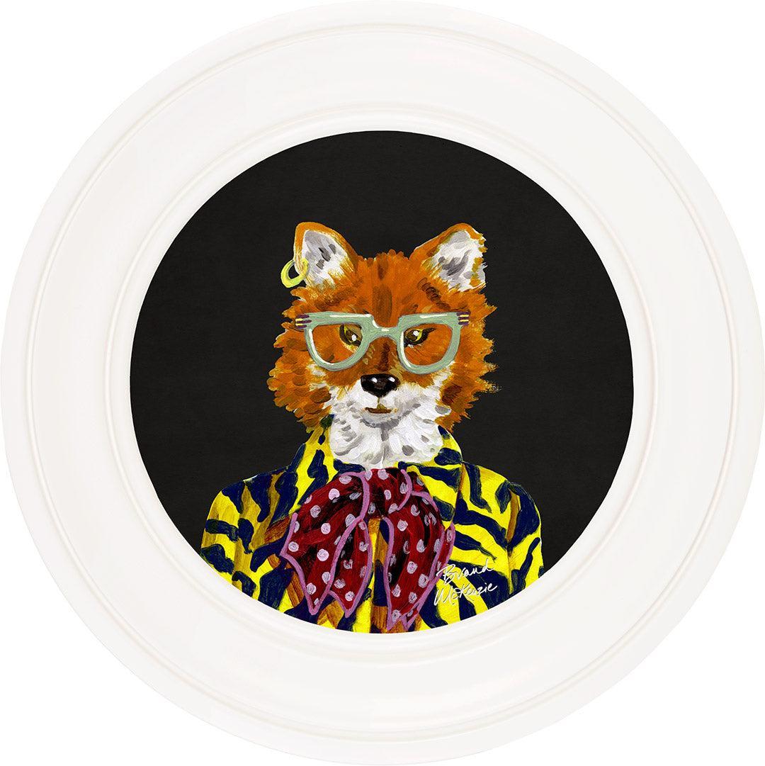 Fine China - Todd on Charcoal Black - Brand McKenzie Framed Art Prints