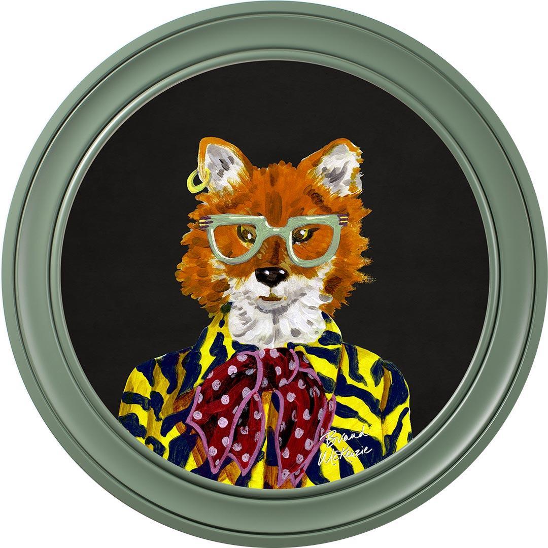 Fine China - Todd on Charcoal Black - Brand McKenzie Framed Art Prints