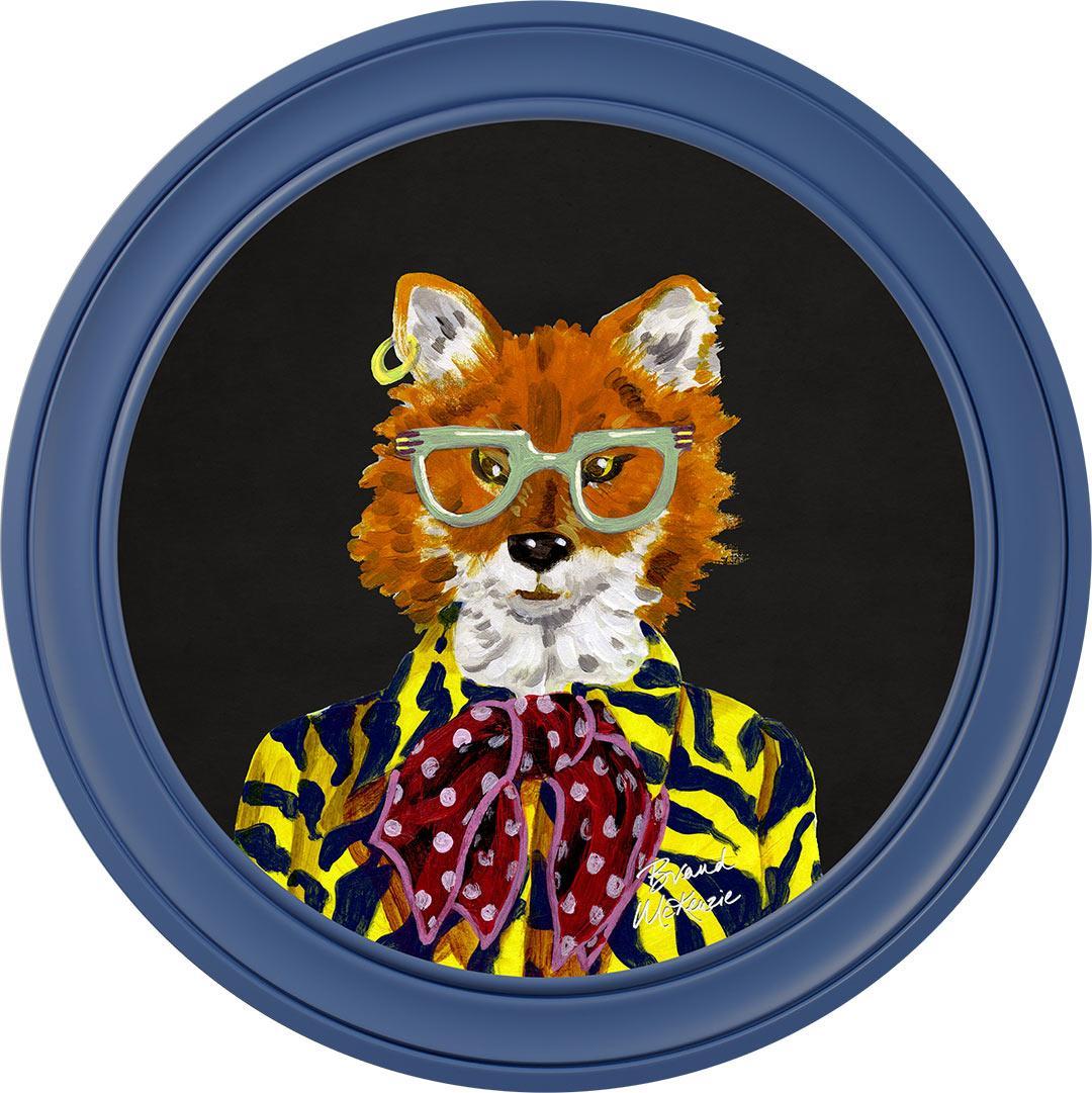 Fine China - Todd on Charcoal Black - Brand McKenzie Framed Art Prints