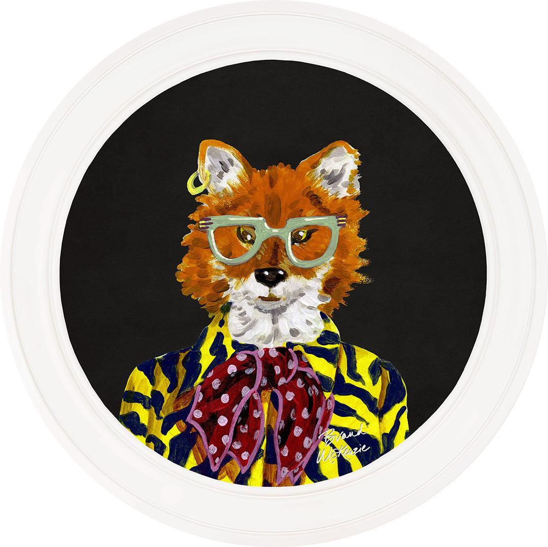 Fine China - Todd on Charcoal Black - Brand McKenzie Framed Art Prints