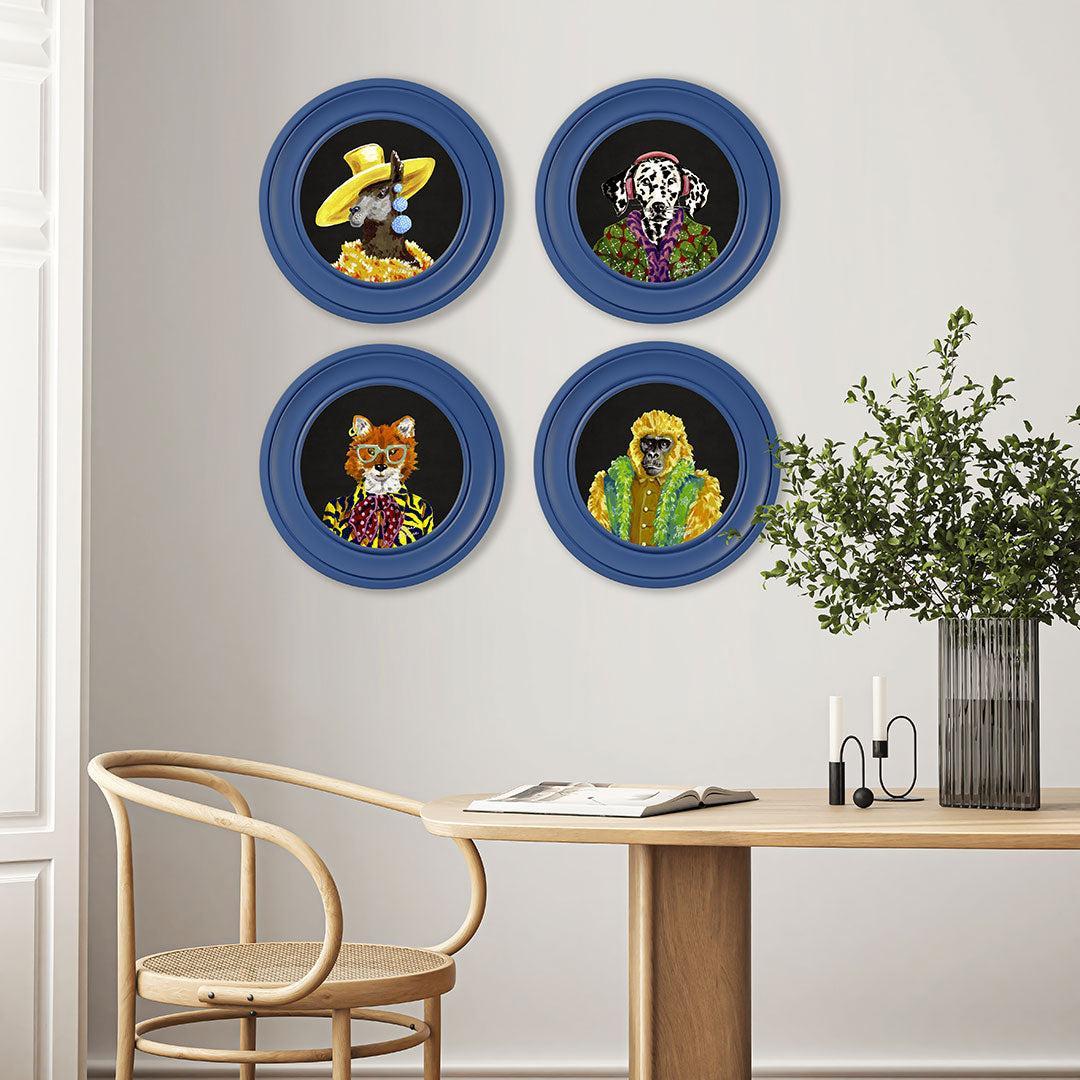 Fine China - Todd on Charcoal Black - Brand McKenzie Framed Art Prints