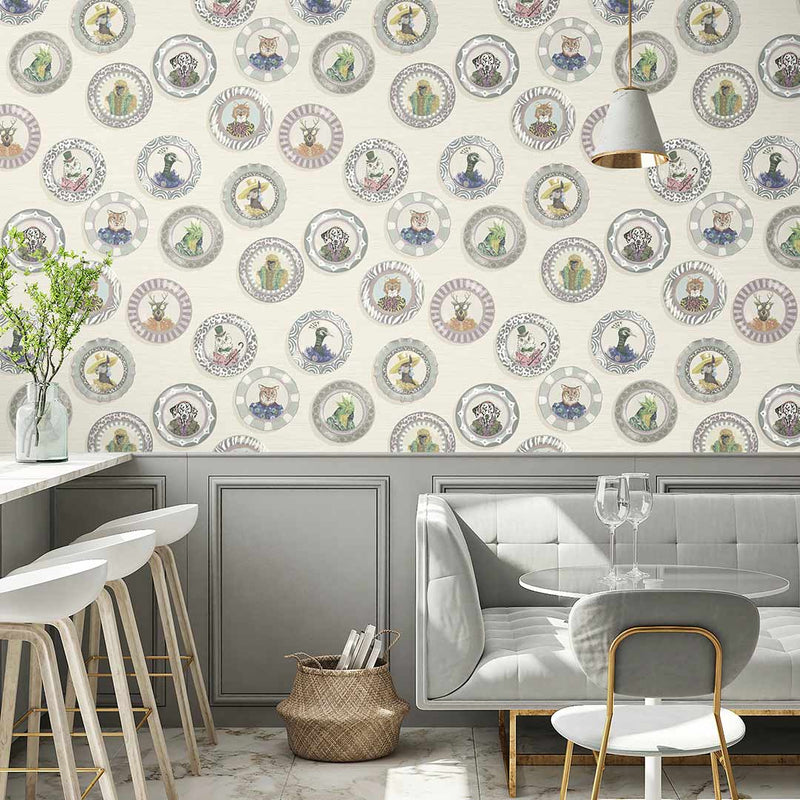 Fine China Wallpaper - Chalk - Brand Mckenzie