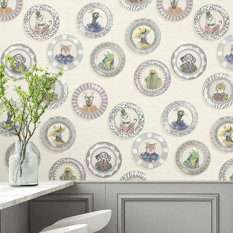 Fine China Wallpaper - Chalk - Brand Mckenzie
