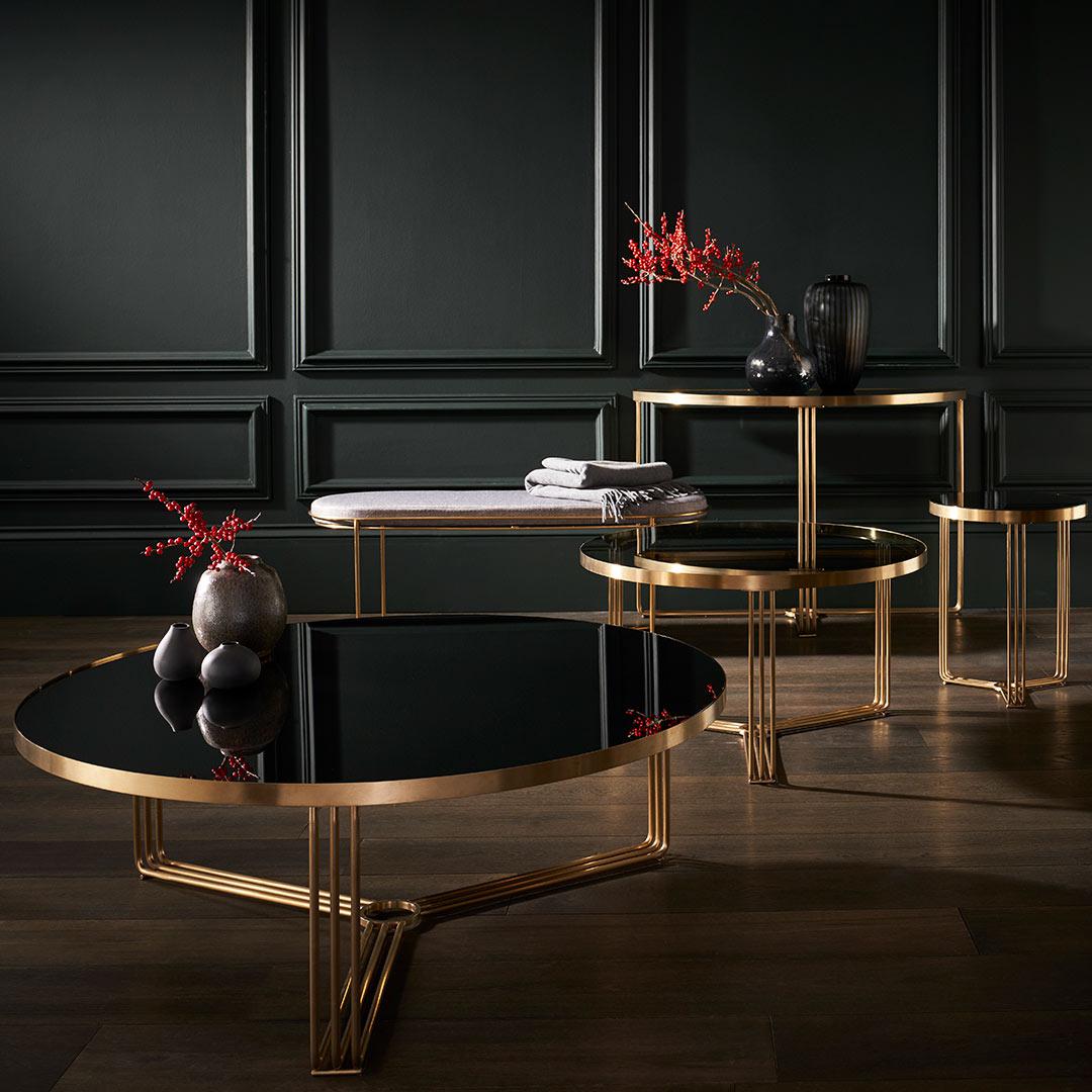 Finn Brass Coffee Table - Gillmore Space