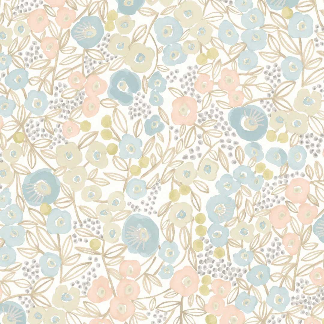 Flora Ditsy Wallpaper - Glasshouse Collection - Ohpopsi