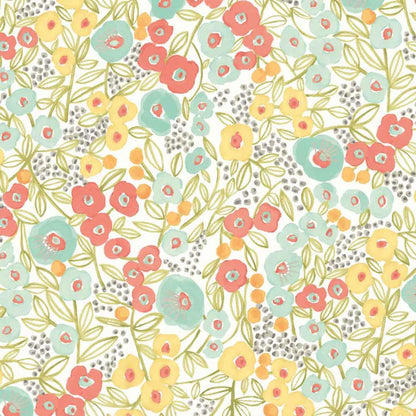 Flora Ditsy Wallpaper - Glasshouse Collection - Ohpopsi
