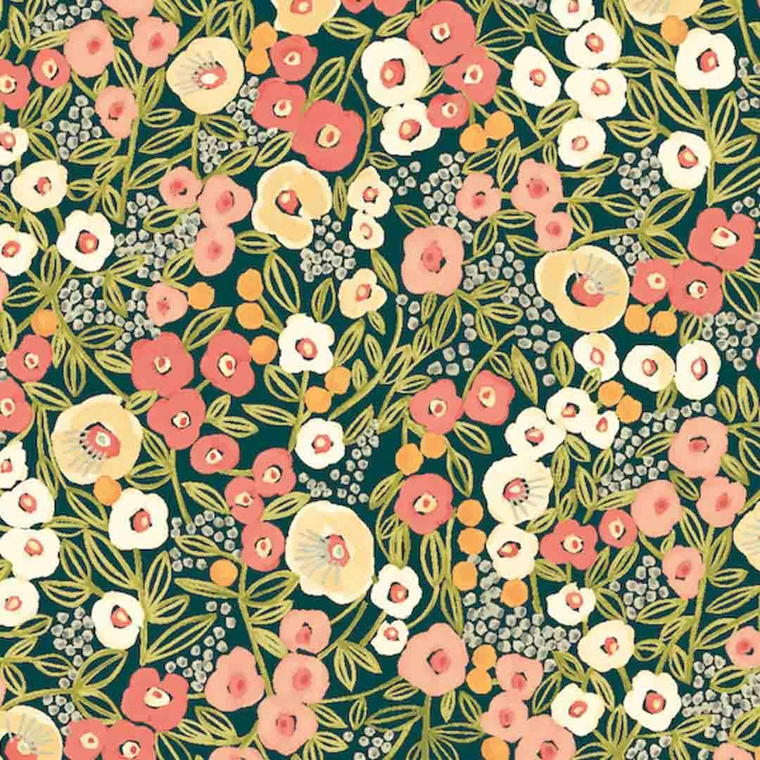 Flora Ditsy Wallpaper - Glasshouse Collection - Ohpopsi