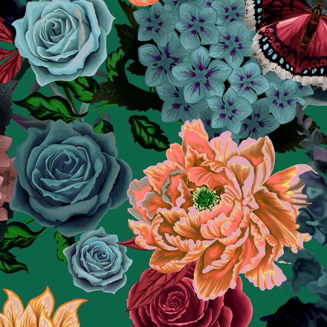 Flowerbed Wallpaper - Becca Who