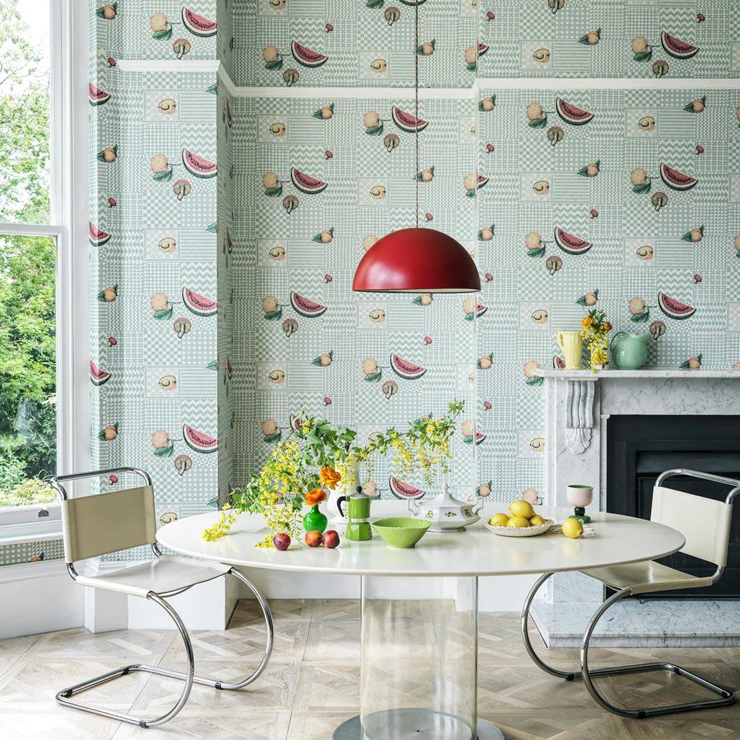 Frutta e Geometrico Wallpaper - Fornasetti Senza Tempo II - Cole & Son